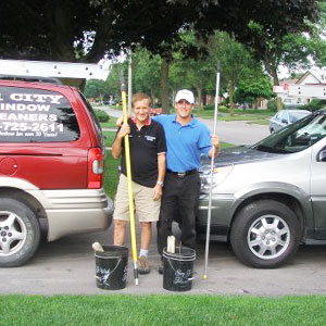 George Blohm Sr. and George Blohm Jr.